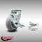 Service Caster 5 Inch SS Thermoplastic Rubber Caster with Roller Bearing and Brake/Swivel Lock SCC-SS30S520-TPRRD-TLB-BSL - alternate 5